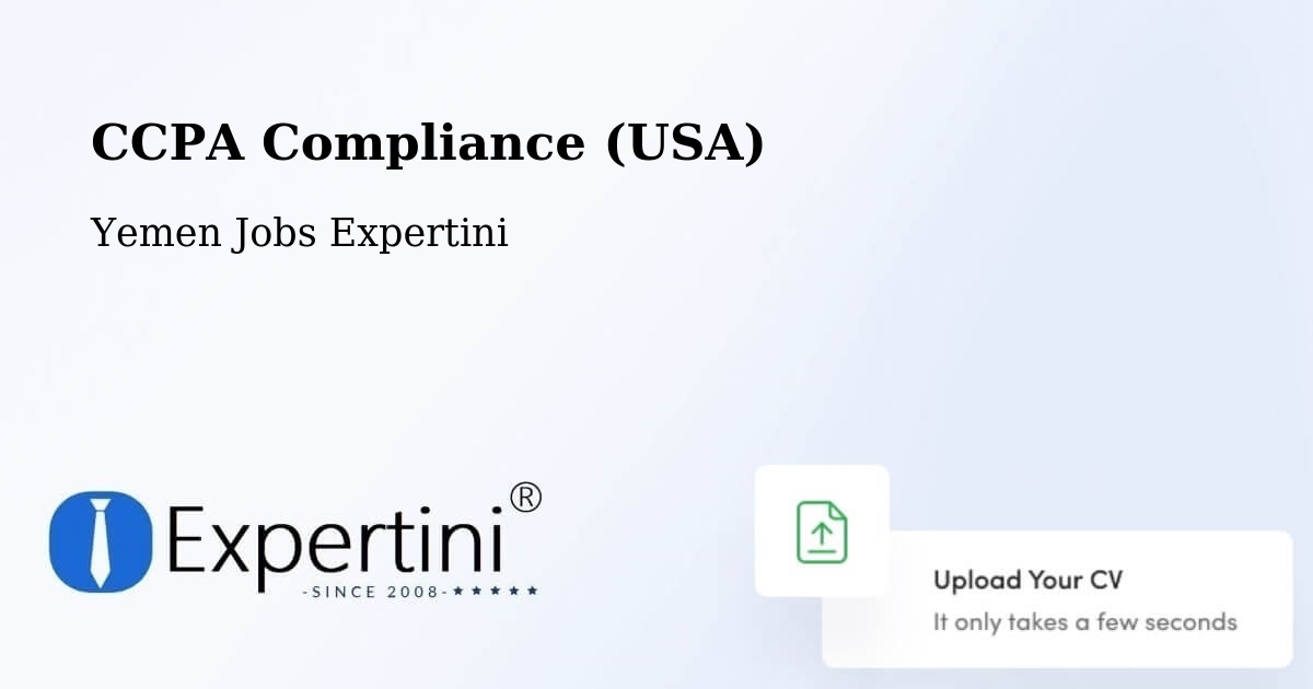 CCPA Privacy Rights & Compliance Notice – Radā‘ - Yemen Jobs Expertini